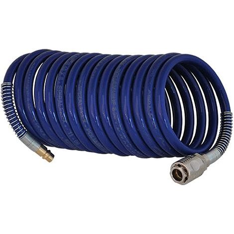 TUBO A SPIRALE IN NYLON RACCORDATO 8 x 6 - mt 10 (1/2)