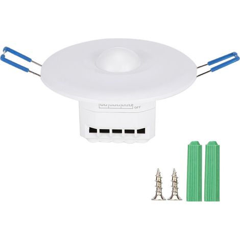 Détecteur de mouvement radar micro-ondes 5.8GHz réglable pour éclairage de couloir (1/5)