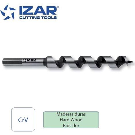 foret spirale bois Izar avec vis en pointe L. 460 mm de 6 à 32 mm 12.00 mm
