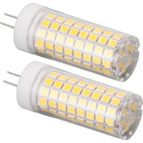 Lot de 102 ampoules LED type maïs, en céramique, culot G4, 10 W, dimmable, équivalent halogène 100 W, 100-120 V CA, lumière naturelle (1/5)