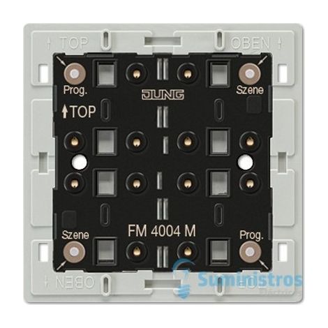 Jung eNet Módulo emisor de pared inalámbrico, 4 veces, F40 FM 4004 M