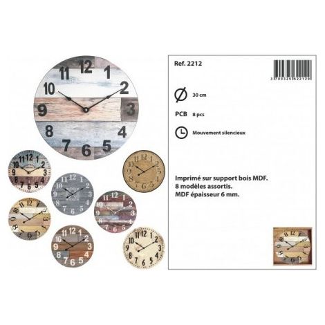 Katamex Pendeluhr Holz MDF2234o25cm - Katamex