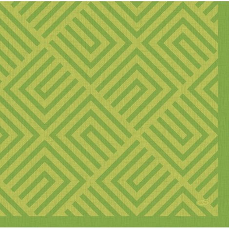 Duni Servietten Mosaik kiwi 40 x 40 cm - 12er Pack Serviette