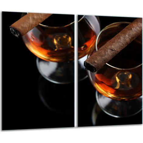 Tabla de cortar de vidrio 2x 30x52 vino (1/5)