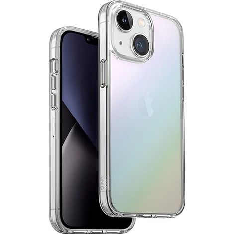 Funda Uniq LifePro Xtreme para iPhone 14 Plus/15 Plus de 6,7 pulgadas, color ópalo/irisado (1/5)
