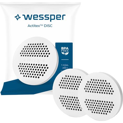 Disque Filtre eau, Filtrante pour Carafe d'eau et Bouteille eau, Remplacement du MicroDisc, Compatible avec les Carafe Filtrante et Bouteille – 2 pièces (1/5)