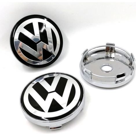 4pcs Cache Moyeu 56mm Logo VW Jante Centre Roue Emblème Pour Volkswagen