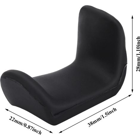 Coussinet en caoutchouc souple pour pouce, 1.45-1.75cm, adapté hautbois et clarinette, épaisseur 3.5mm