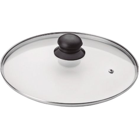 Tapa de cristal con pomo de baquelita de Ø16cm (1/3)