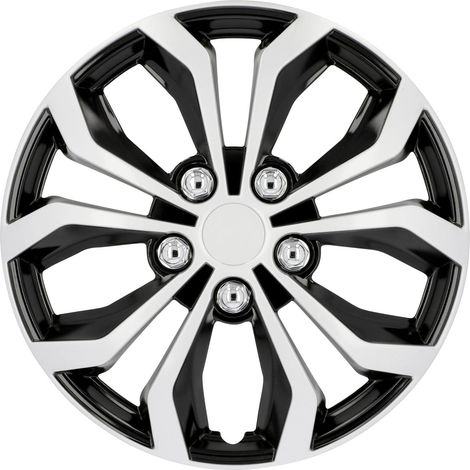 Unitec Radzierblende Daytona 14 Zoll schwarz/silber Radkappen Radblende (1/3)