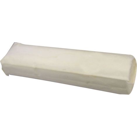Pâte à polir blanche CALFLEX avec roues en sisal et poids de 1 kg.
