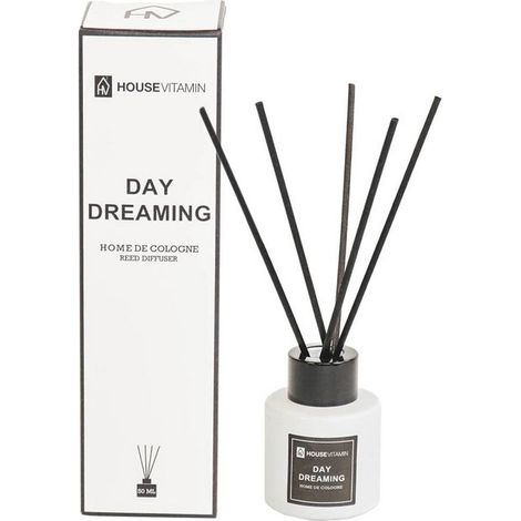 Diffuseur de Parfum à Bâtonnets en Verre et Fibre Floral Doux Day Dreaming 50 ml 6x6x20 cm - PANGIVO (1/5)
