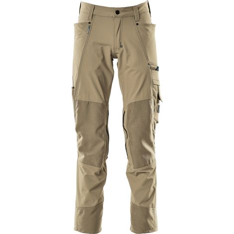 Mascot Bundhose ADVANCED wasserabweisend mit Knietaschen 17179, Gr. 28 hellkhaki