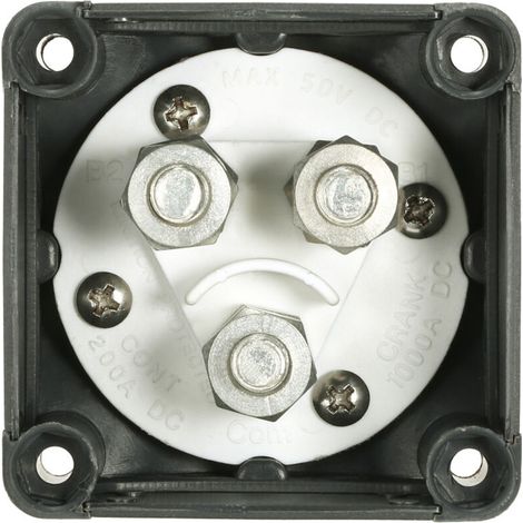Jeffergarden Sélecteur de batterie double 12 V/24 V, 300 A, 4 positions principales, pour voiture, camping-car, bateau (1/5)