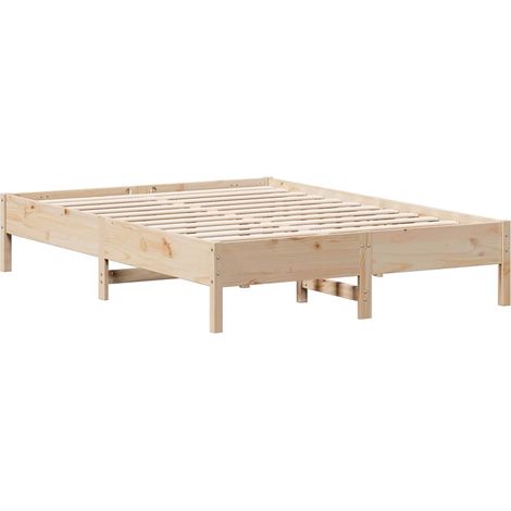 Maison Exclusive - Letto senza Materasso 120x200 cm in Legno Massello di Pino (1/5)