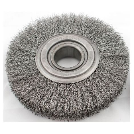 Cepillo de disco con orificio para alambre de acero de 22 mm, FI100 mm - SZ TO 100
