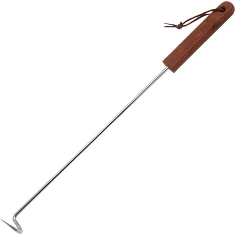 [13R] Crochet à retourner les aliments en acier inoxydable, accessoire de barbecue, outil pour retourner les aliments-AquaForge (1/5)