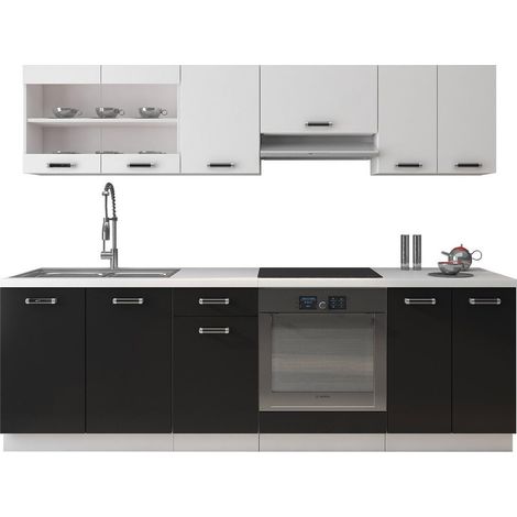 Cuisine complète Tucson 162 , 240x60cm, Disponible, Stratifié