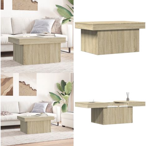 Couchtisch Sonoma-Eiche 100x55x40 cm Holzwerkstoff - Couchtisch - Wohnzimmerstil - Holzwerkstoff Möbel - Esszimmertisch - Sideboard - Home & Living (1/5)