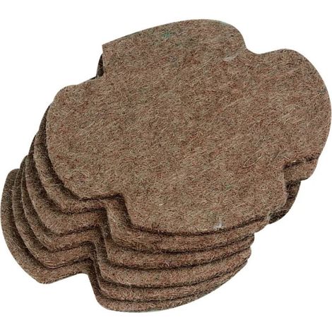 Tapis fond de nid en feutre ø 13 cm, lot de 6 pièces pour oiseaux - Flamingo (1/3)