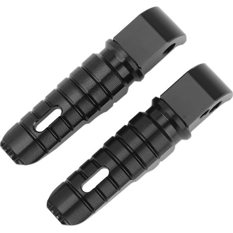 Rear Passenger Foot Peg Footrests for YZF R3 R25 XSR 700 900 YZF-R15 TMAX 560 500 530 DX XJ6(Black) (1/5)