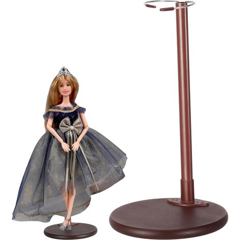 Présentoirs pour Figurines avec Clip de Ajustable Accessoires Décoratifs pour Maisons de Poupées et Jouets Peluche (1/5)