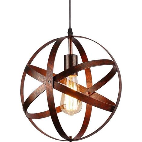 Éclairage industriel suspendu Lampes suspendues industrielles Suspension Abat-jour Pendentif avec douille E27 Applique Cuisine Bar Table à manger Salon Chambre Loft Couloir Cheminée Escalier Lustre