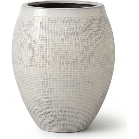 Maceta COCOON 42x53cm crema (1/4)