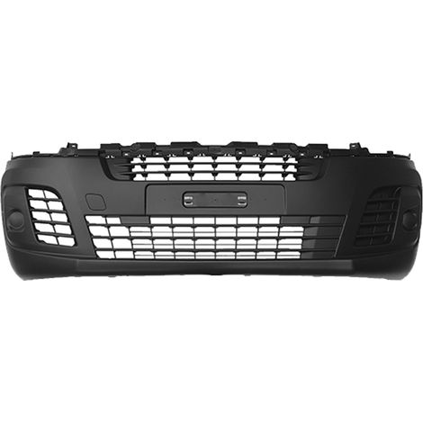 PARAURTI ANTERIORE NERO CON 6 TRACCE SENSORI CON TAPPO GANCIO TRAINO - CITROEN - Jumpy 2016 - 1615649280 - 155254050