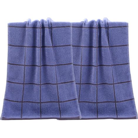 6 serviettes de bain en coton, haute absorption, serviettes hôtel, spa et salle de sport, 33 x 73 cm, usage professionnel