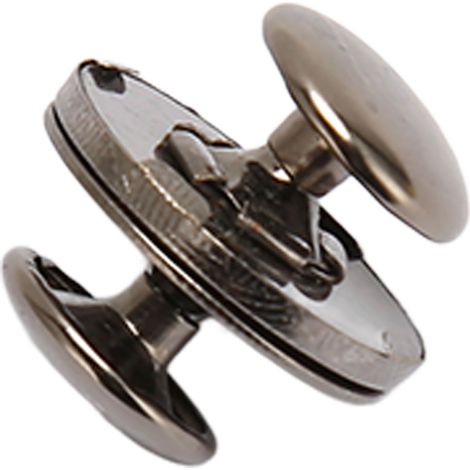 Lot de 50 Fermoirs Magnétiques Ronds 18x2mm, Aimants Fins en Alliage Dur pour Sacs à Main, Vêtements, Argent et Noir (1/5)