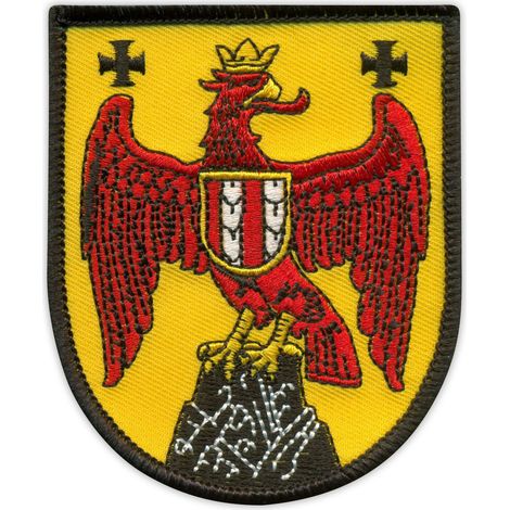 Parche con el escudo de armas de Burgenland - Reverso magnético - Parche/Insignia/Emblema bordado