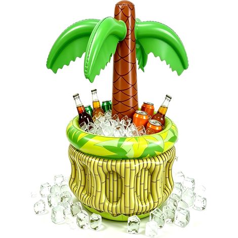 Palmier Gonflable Rafraîchisseur de Boissons, Accessoire de Pool Party et Fête d'Été (1/5)