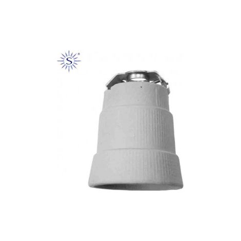 Portalámparas Solera Porcelana Blanco 250 V