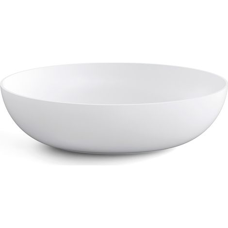 Lineabeta - Lavabo ovale da appoggio Acquaio in ceramica 49x34,5