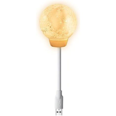 Moon Lights for Bedroom, Moon Lamp LED Moon Lamp Night Light USB Powered Voice Control with Timers Bedroom Decor, Smart Dimmable Bedside Lamp (1/5)