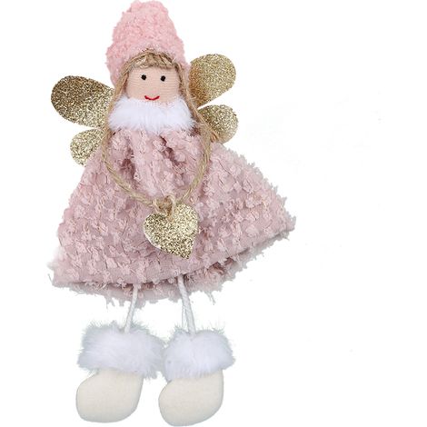 Angel Ornament - Christmas Tree Decoration - Holiday Hanging Decor - Set Of 6 (1/5)