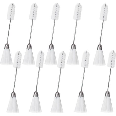 Set mit 10 Reinigungsbürsten aus Nylon und Edelstahl für Nähmaschinen – Haushaltsreinigungswerkzeug (1/5)