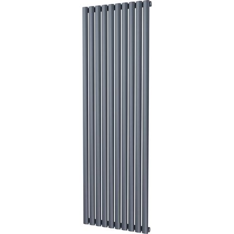 Omeara - Anthracite Vertical Radiator H1800mm x W580mm Single Panel