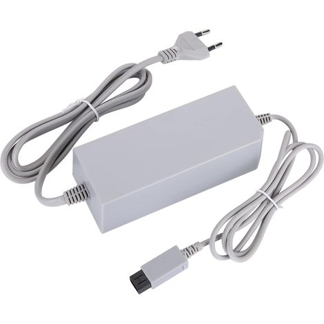pour Wii Cordon d'alimentation Wii Alimentation Gris Abs Nouvel Adaptateur d'alimentation Cordon de Câble pour Wii 110‑240V Us Plug (1/5)