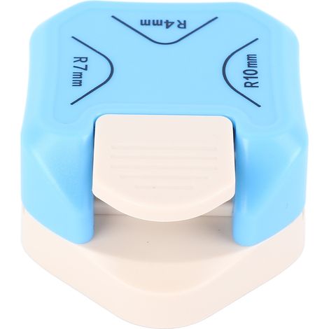 Découpeuse d'angle pour papier R4 R7 R10, lame en métal, outil de perforation pour PVC, photo et bricolage créatif (1/5)