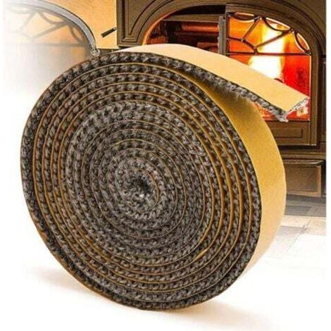 Sealing Tape - Stove Gasket - Heating Gasket - Wood Stove Gasket - Fiberglass Gasket 3mm x 12mm x 2m - (1/4)