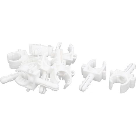 10 pièces 16mm Dia PPR Rohr Clip Schelle Armaturen Steckverbinder 33mm x 12mm 55mm (1/3)