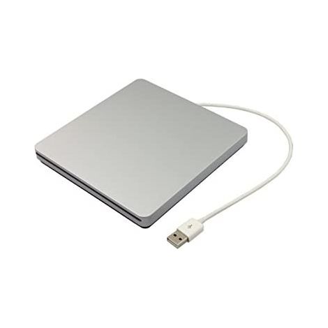 LMP 9413 - Caja Externa para DVD MacBook/Pro y Mac Mini USB 2.0, Color Plata