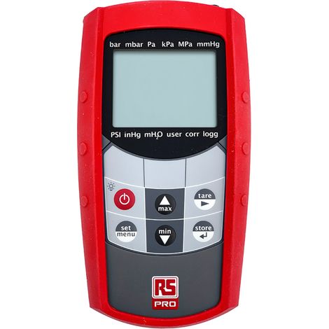 Manomètre RS PRO RS MH 5130 + RS MSD 25 1000bar max, Absolue ( Prix pour 1 ) (1/3)