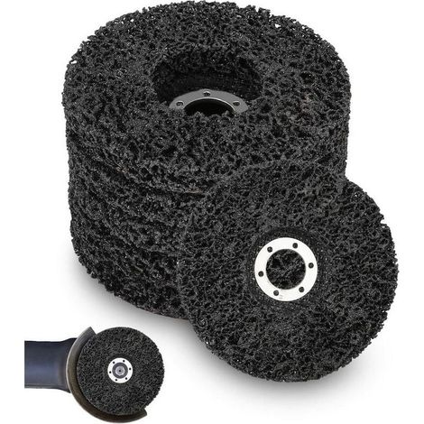 5 Pcs Grinding Disc, 125 x 22 mm, Abrasive Disc for Angle Grinder, Abrasive Cleaning Disc CSD coarse cleaning discs for Removing Rust from Paint