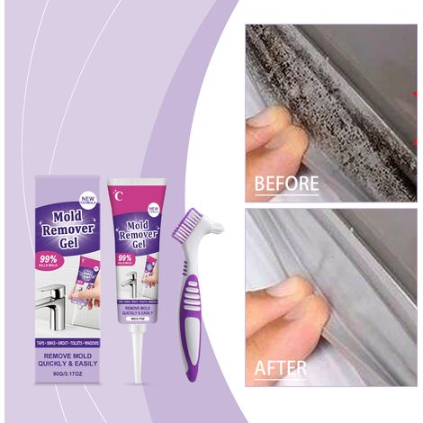 Cleaning gel, multi-purpose, convenient for daily cleaning of household tiles, seals, and crevices nozzle for effective stain removal and cleaning. (1/5)