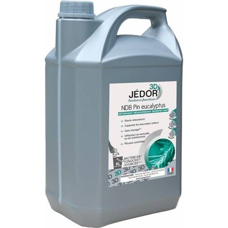 JEDOR - Détergent 3D multi-usages - Parfum pin eucalyptus - 5L (1/3)