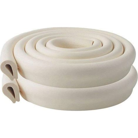 Baby Corner and Edge Protectors, 2M 2 Set Safety Foam Roll, Shockproof Foam Pads for Baby Corners, Walls, Furniture, Table Edges (1/5)