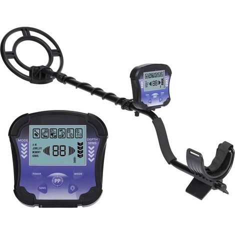 Détecteur de métaux Détecteur d'or Souterrain Détecteur de métaux de Haute précision Détecteur de Chasseur de trésor réglable Détecteur Portable (1/5)